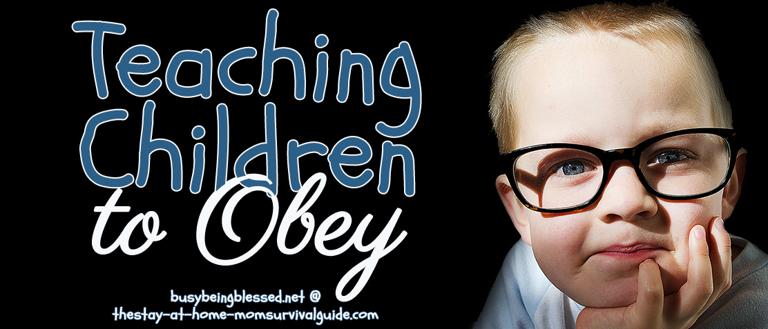 Teaching Children to Obey {Guest Post on SAHMSG}